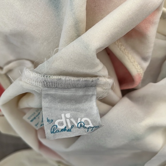 NWT One Piece Floral Swimsuit High Rise Leg Underwire Lined, Size 14 - Picture 7 of 10